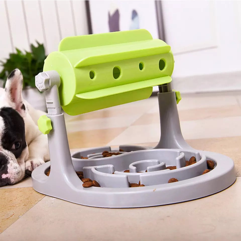 Aurum Paws Adjustable IQ Puzzle Feeder for Dogs & Cats