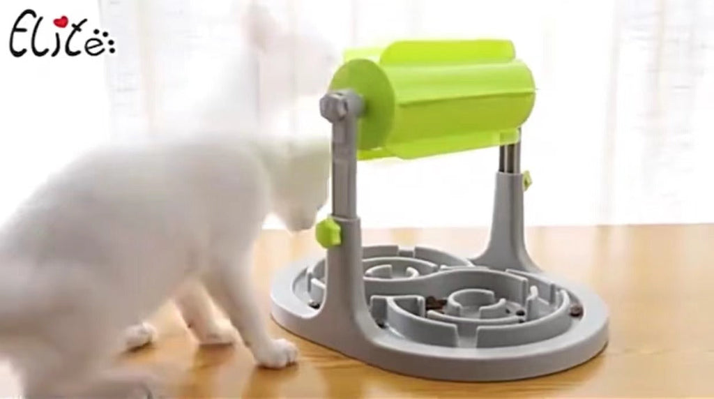 Aurum Paws Adjustable IQ Puzzle Feeder for Dogs & Cats