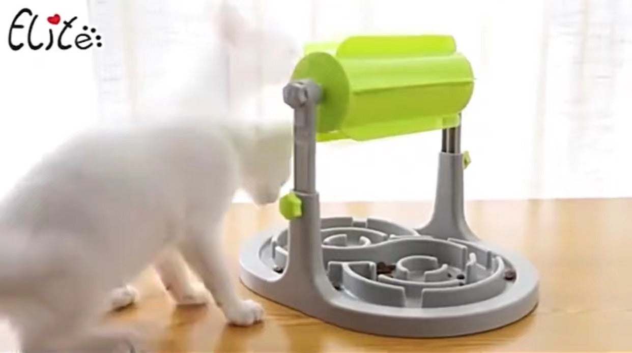 Aurum Paws Adjustable IQ Puzzle Feeder for Dogs & Cats