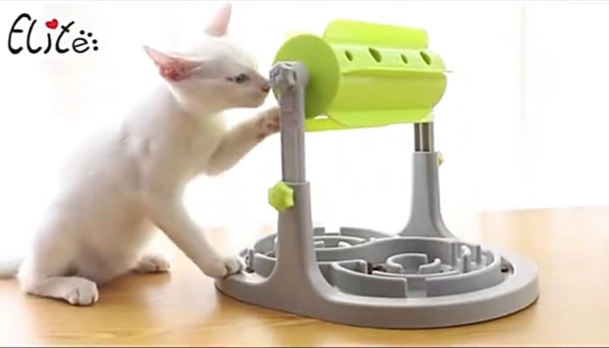 Aurum Paws Adjustable IQ Puzzle Feeder for Dogs & Cats