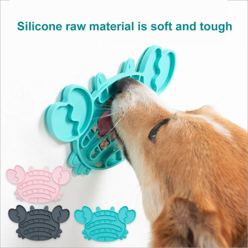 Aurum Paws Dog Mat Food Bowls Slow Pet Feeding Bowl Food Safety Silicone Dog Feeding Licking Pad Slow Dispensing Dog Feeders Dog Supplies